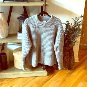 Everlane Wool Cashmere Waffle Square Crew